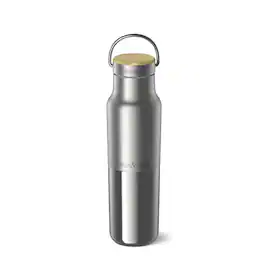 Klean Kanteen - Rise Reflect Insulated Water Bottle - Vacuum Insulated - Bamboo Cap - SS - 12oz - Stainless Steel