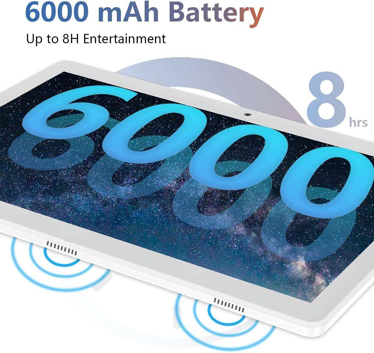 FEONAL Tablet 10.1 inch Android Tablet Newest Octa Core Processor