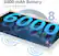 6000 mAh Battery
Up to 8H Entertainment
8 hrs