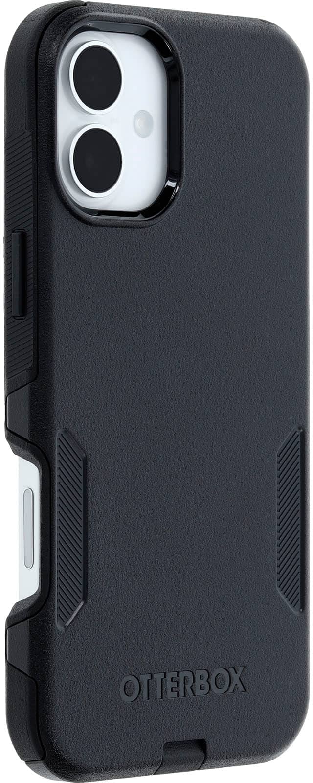 Angle. OtterBox - Commuter Series Hard Shell for MagSafe for Apple iPhone 16 Plus - Black.