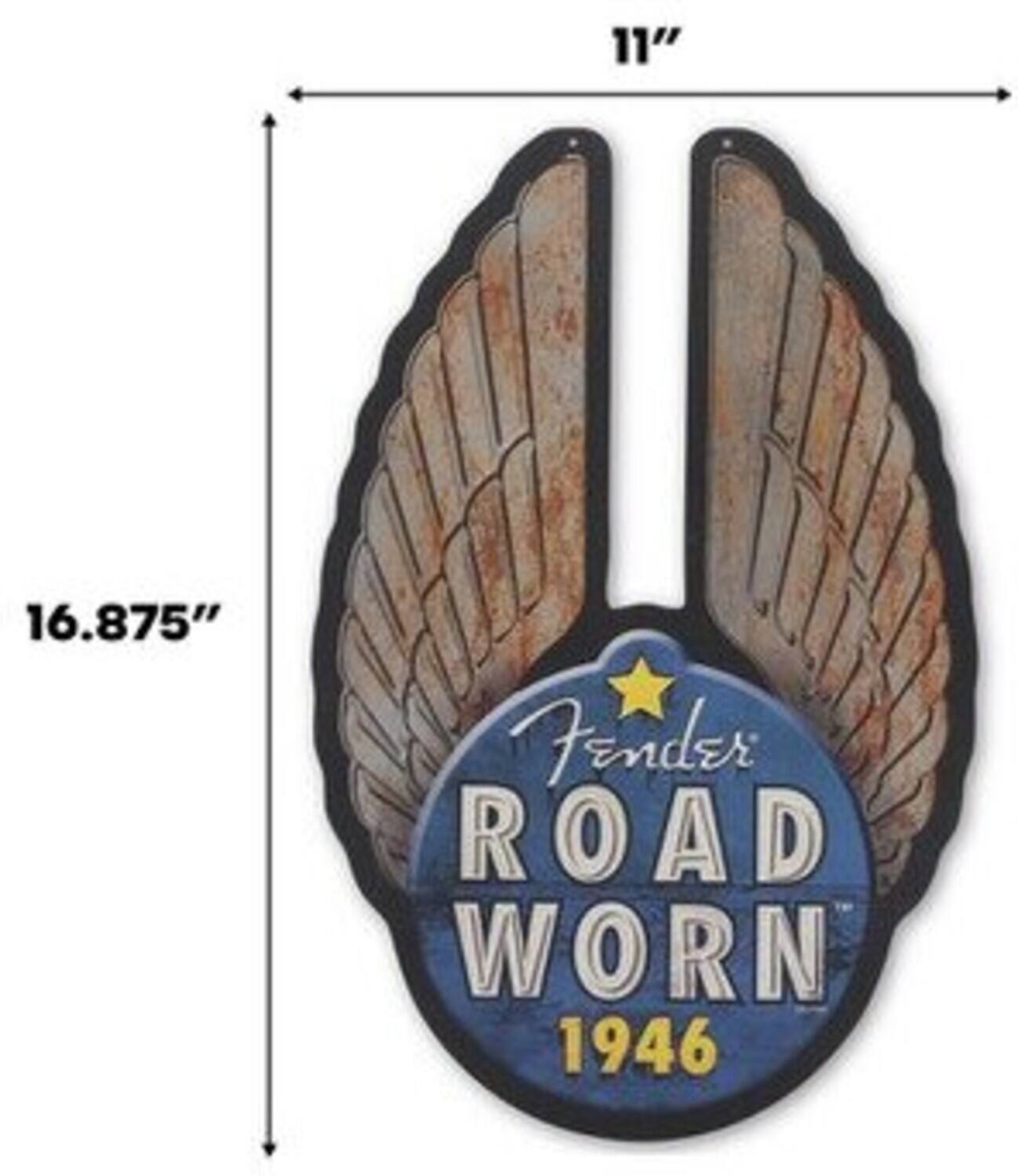11"  
16.875"  
Fender ROAD WORN 1946