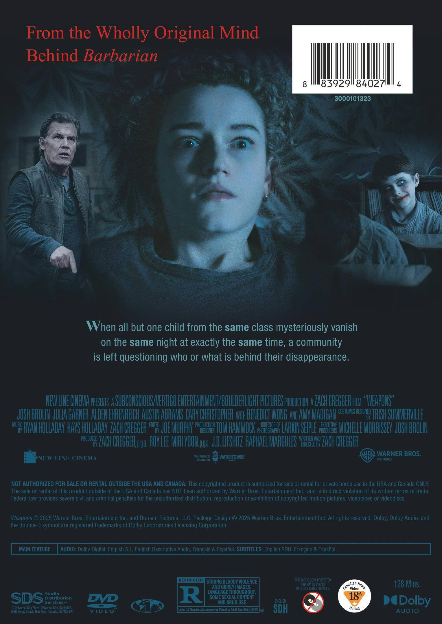 Back. Weapons   - DVD.