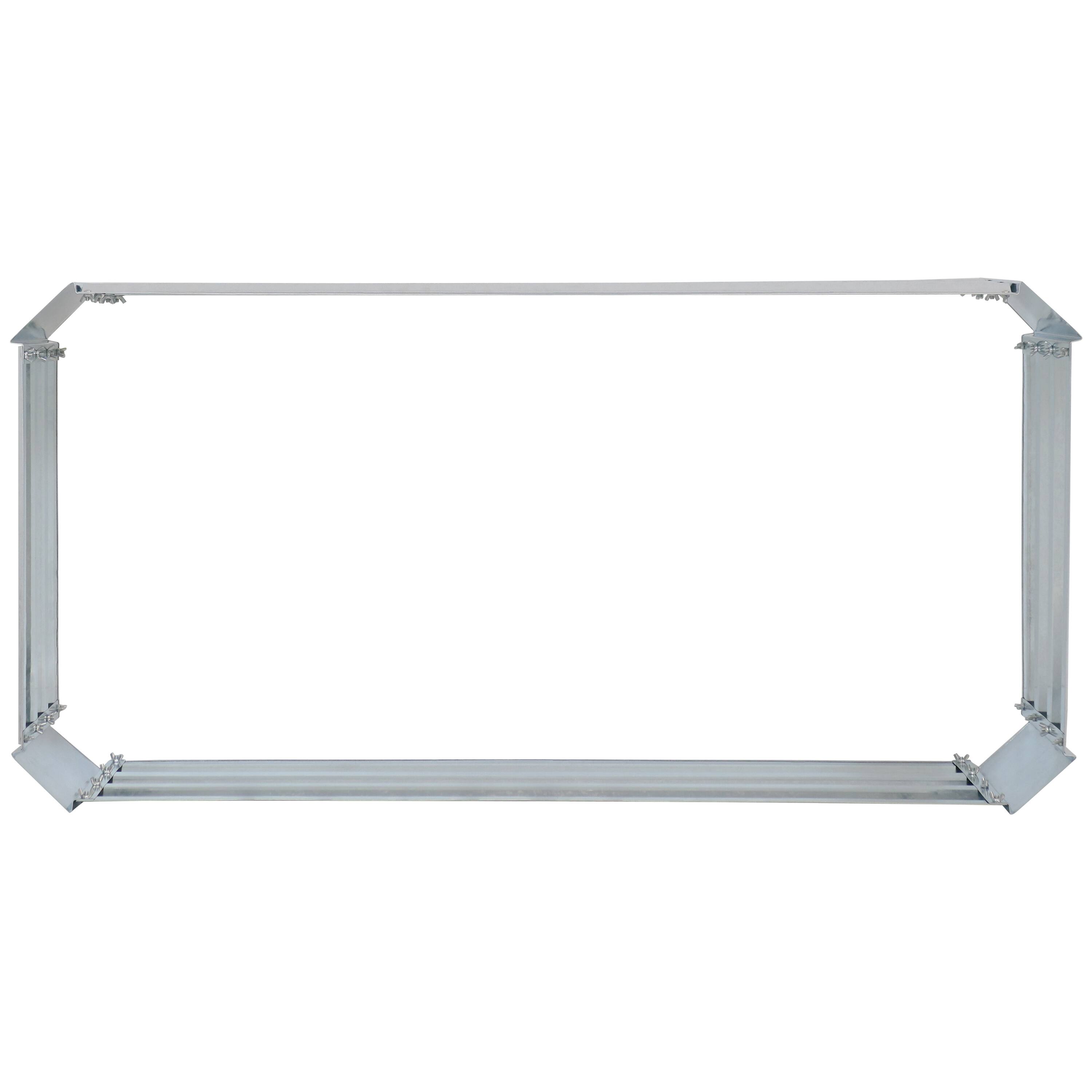 Alt View 8. Sunnydaze - Galvanized Steel Rectangle Raised Garden Bed - 48 in - Silver.