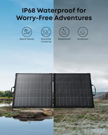 Anker SOLIX PS200 Bifacial Portable Solar Panel,200W with Dual Anker SOLIX PS200 Bifacial Portable Solar Panel,200W with Dual