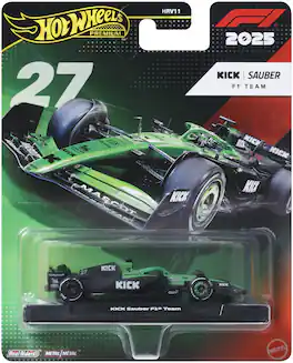 Mattel - Hot Wheels Premium Race Team Sauber Driver 1 - COLLECTIBLES - Multicolor