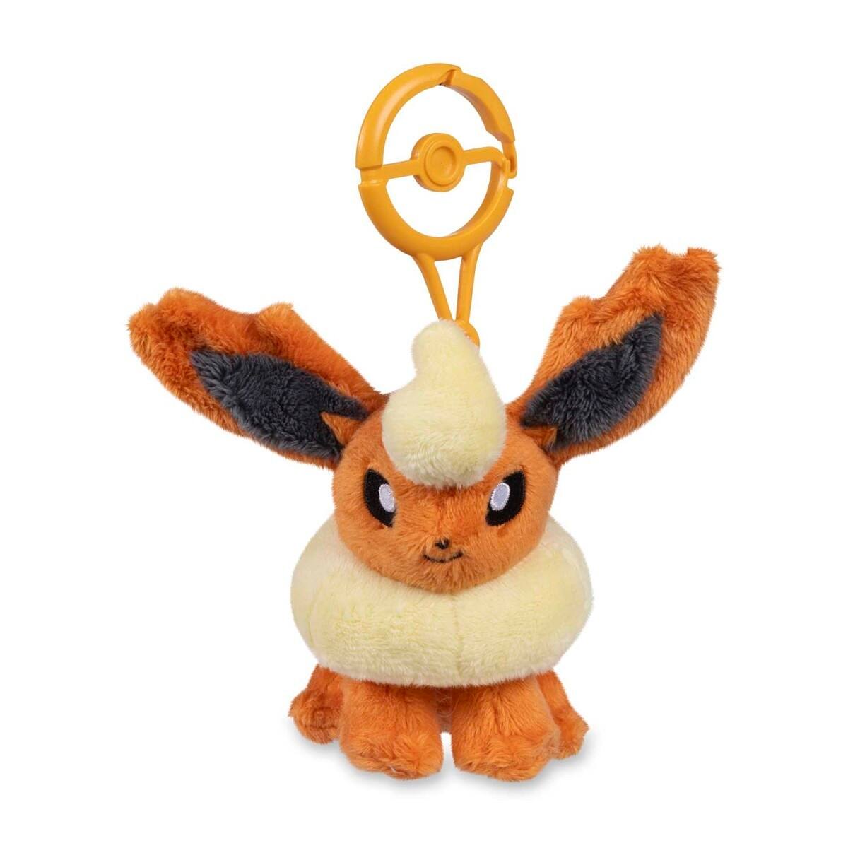 Alt View 1. Pokémon - Pokemon Center Flareon Adventure Partners Plush Key Chain.