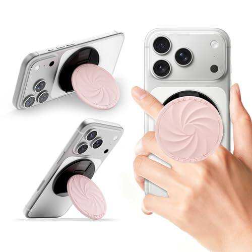 Alt View 2. Ornarto - ORNARTO Vortuxe Series Bundle for iPhone 16 Pro Max Case 6.9" and for MagSafe Phone Ring Holder in Pink - Pink.
