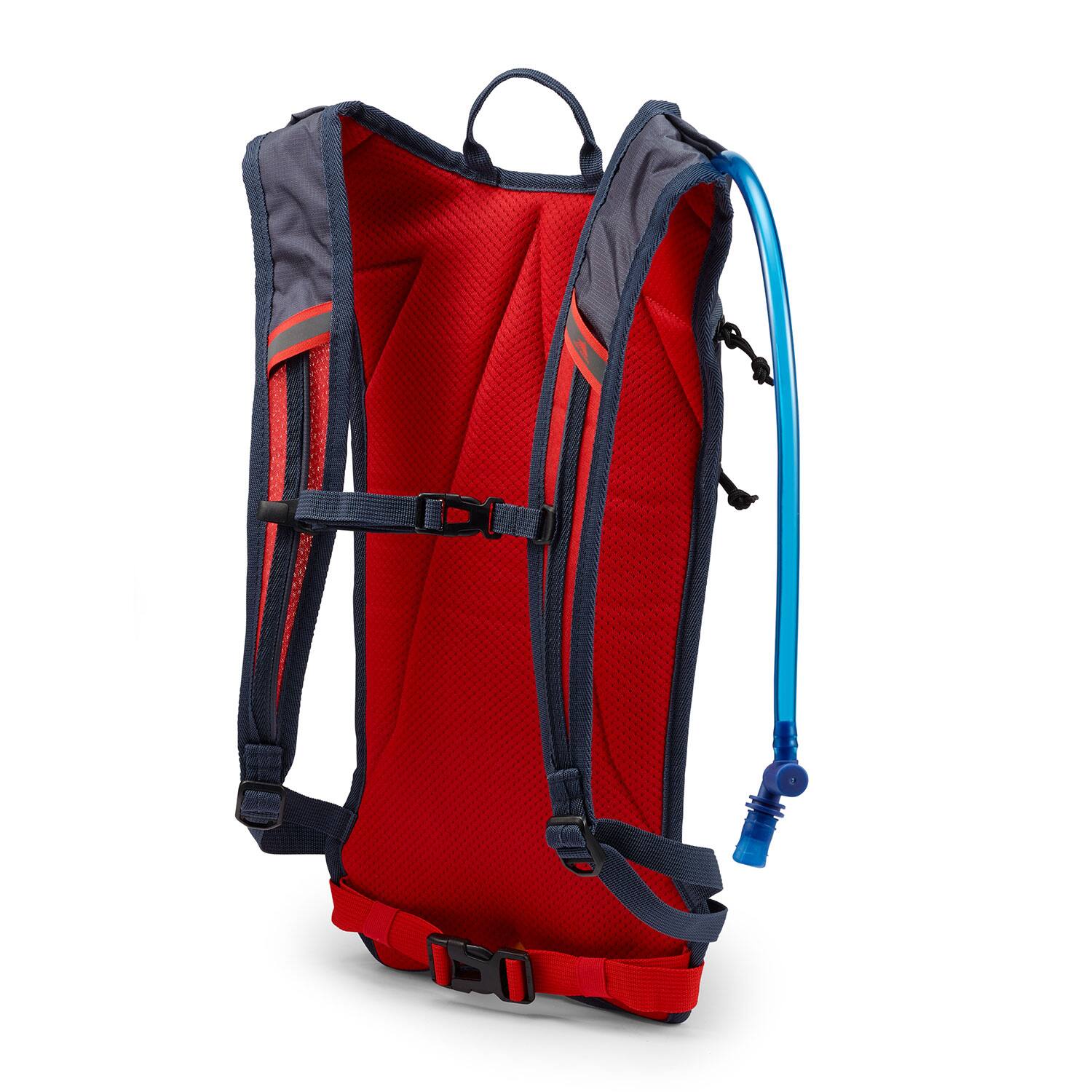 Alt View 10. High Sierra - High Sierra HydraHike 2.0 4L Hydration Water Backpack for Hiking, Gray & Red - Grey Red.