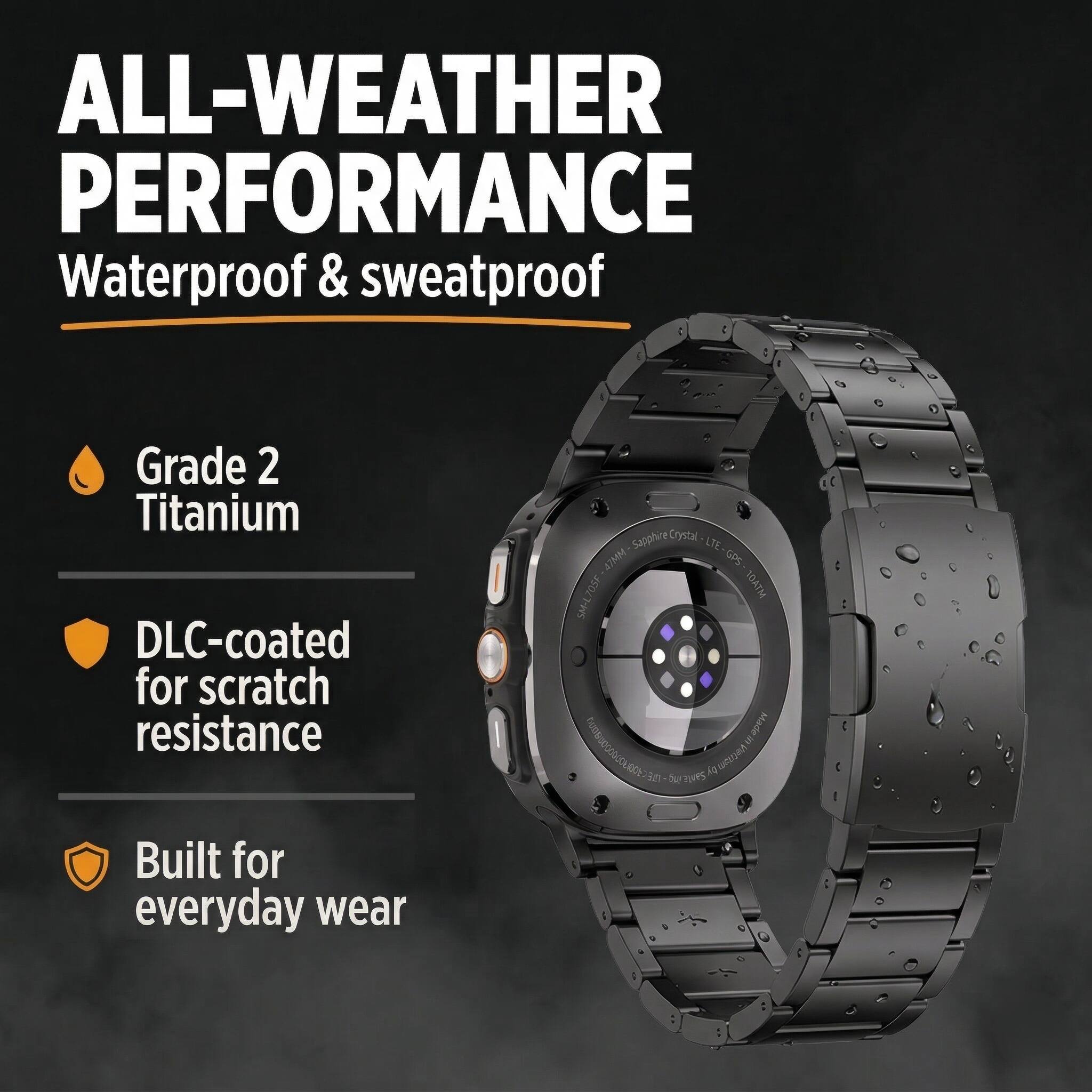 ALL-WEATHER PERFORMANCE  
Waterproof & sweatproof  
Grade 2 Titanium  
DLC-coated for scratch resistance  
Sapphire Crystal  
LTE  
47MM  
GDS 705F  
SOATM  
SMME  
COOBUDUCA  
Made in Italy  
4030  
Built for everyday wear