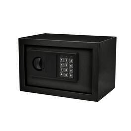 Stalwart - Digital Steel Safe Box with Keypad - Black