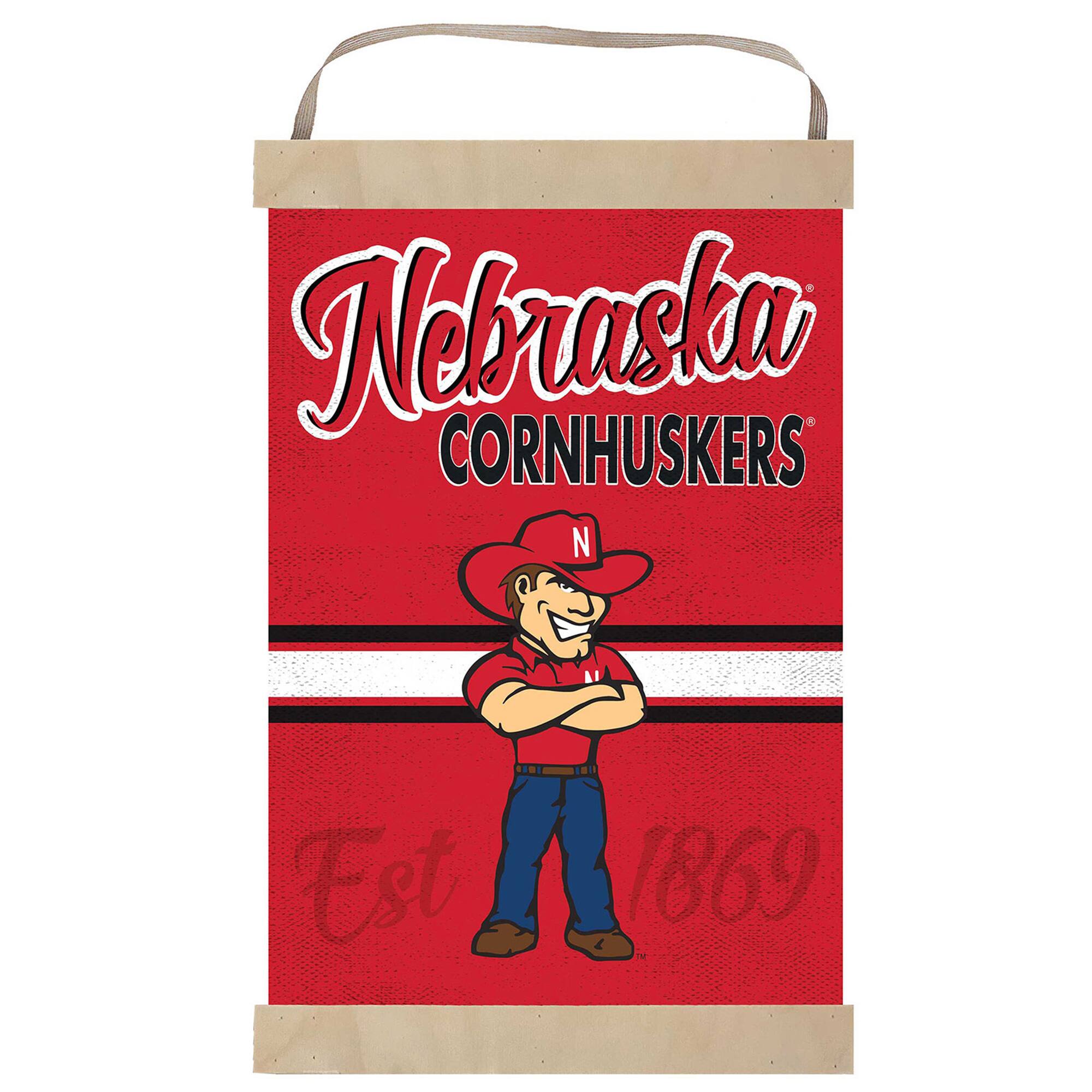 Nebraska  
CORNHUSKERS  
Est 1869
