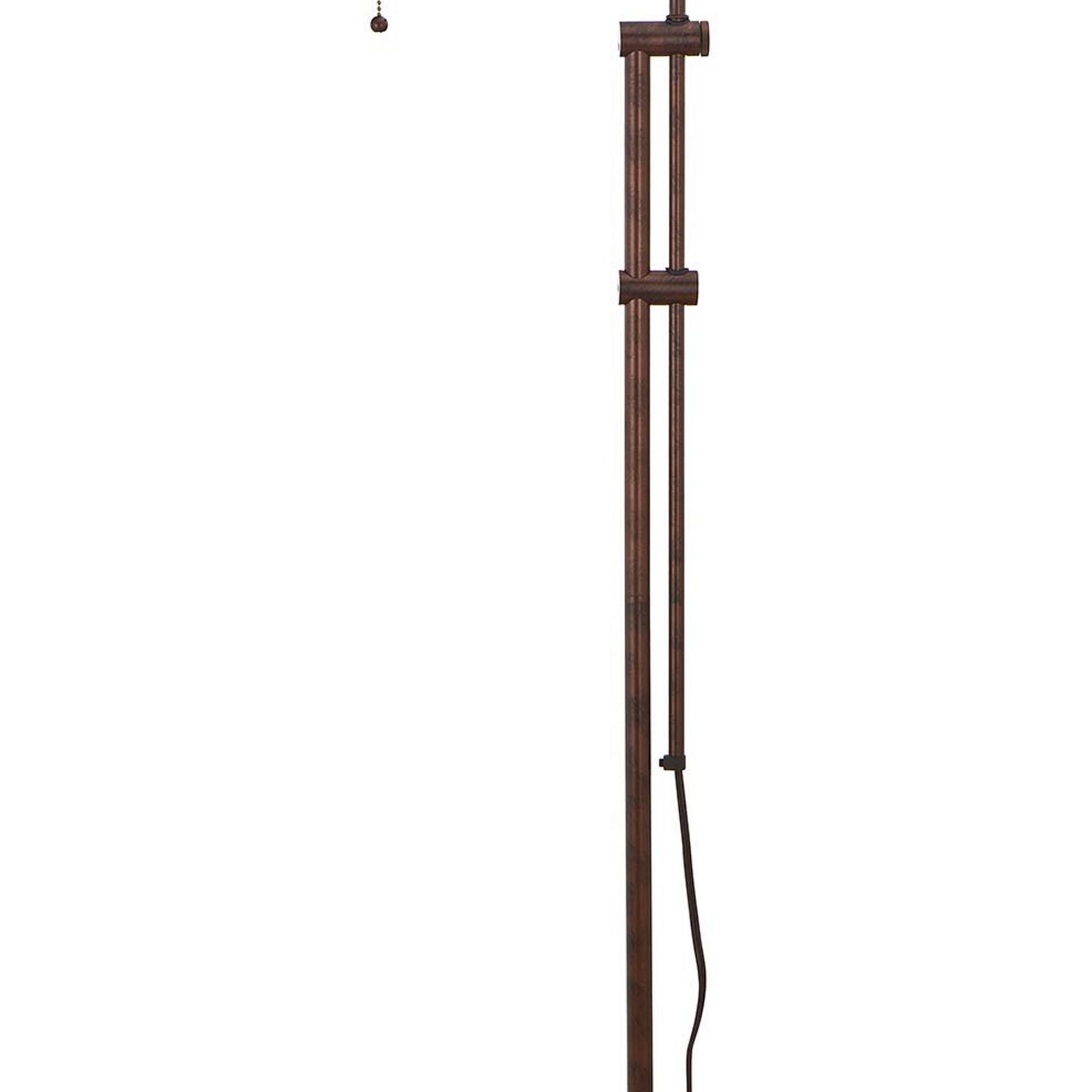 Manhattan Lane Metal Rectangular Floor Lamp with Adjustable Pole - Best Buy