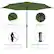 UV Protection: Fabric shade is UPF50 certified to diffuse sunlight.
Durable: Powder-coated steel withstands wear over time.
Built-in Crank: Pulley-assisted crank opens and closes the umbrella.
Push-button Tilt: Freely adjust the angle with a locking tilt joint.