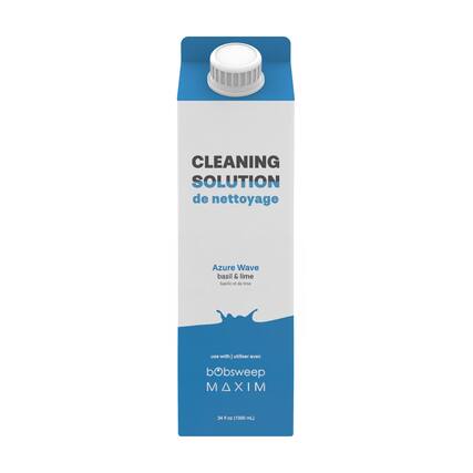 CLEANING SOLUTION de nettoyage
Azure Wave basil & lime
basilic et citron
utiliser avec bObsweep MAXIM
34 fl oz (1000 mL)