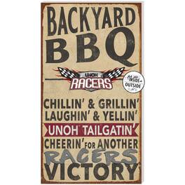 Jardine - Northwestern Ohio Racers 11'' x 20'' Indoor/Outdoor BBQ Sign - Brown