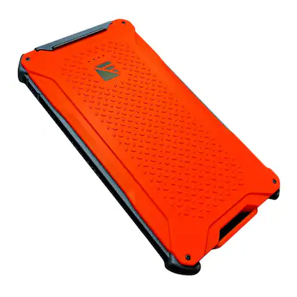 Front. Dark Energy - Dark Energy Hi Vis Orange Poseidon Pro Indestructible Charger.