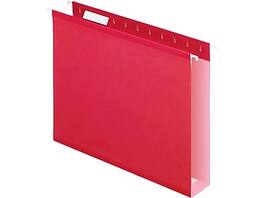 Pendaflex - Hanging File Folders, 2" Expansion, Letter Size, 25/Box (PFX 04152x2 - Red