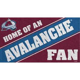 Evergreen Enterprises - Colorado Avalanche 18" x 30" Team Turf Mat - Multicolor