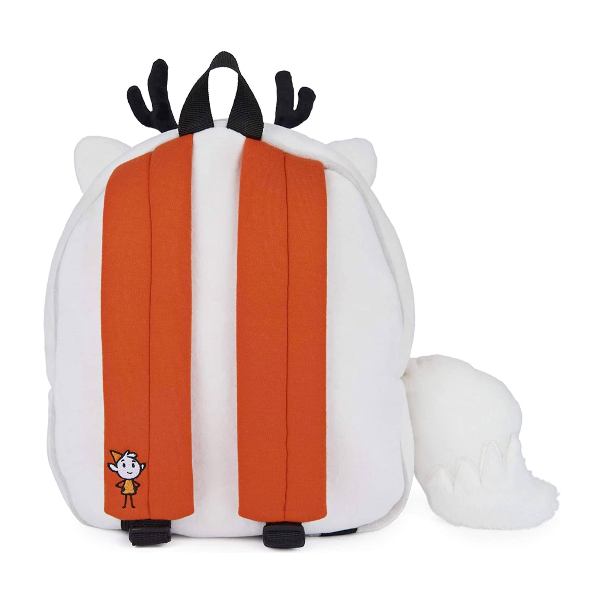 Alt View 10. Gund - Hilda Twig 13 Inch Plush Backpack - White.