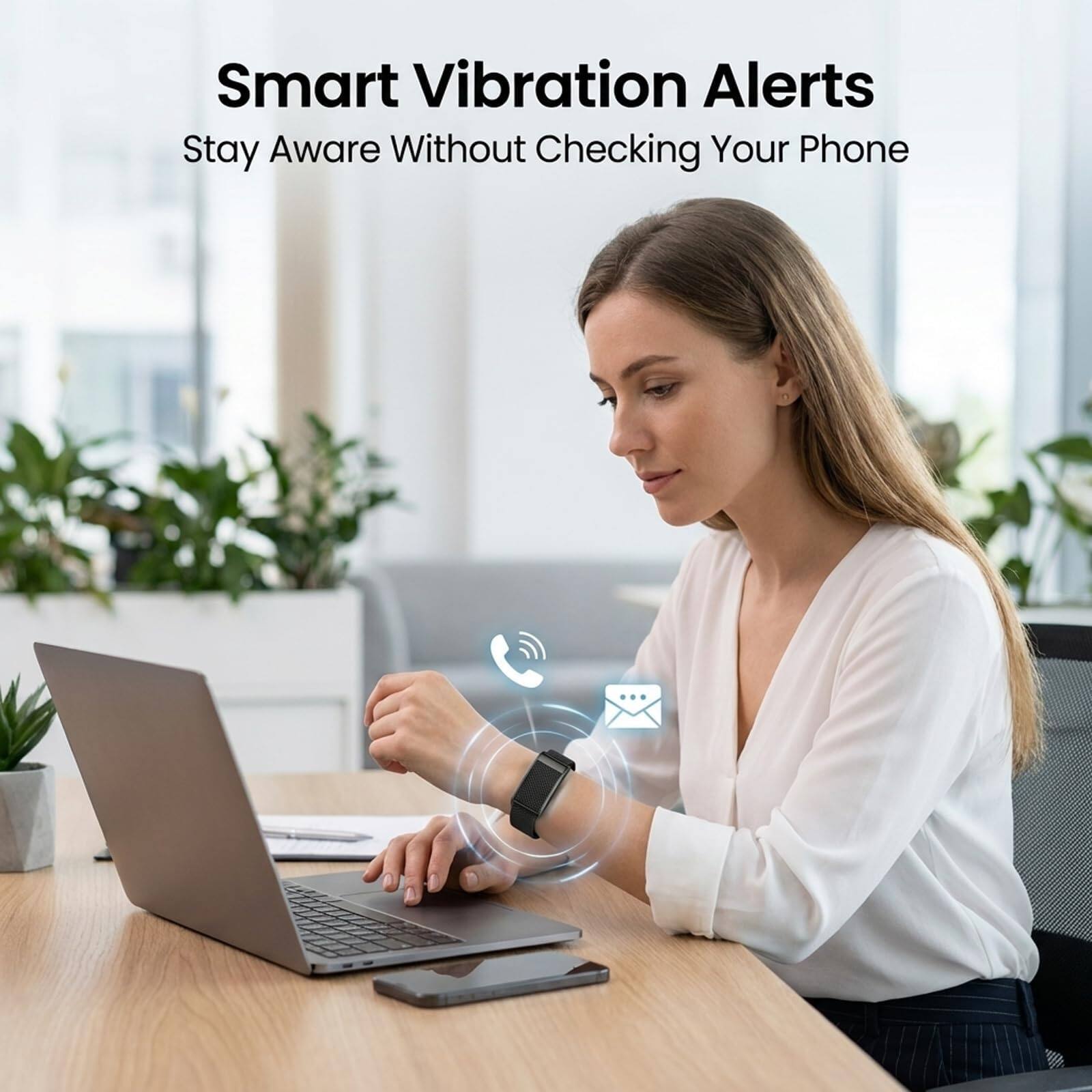 Smart Vibration Alerts  
Stay Aware Without Checking Your Phone