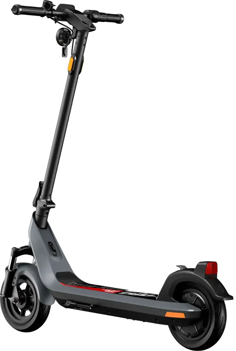 Alt View 9. NIU - Kqi 200P Foldable Electric Kick Scooter w/ 25 mi Max Operating Range & 19.5 mph Max Speed - Grey.