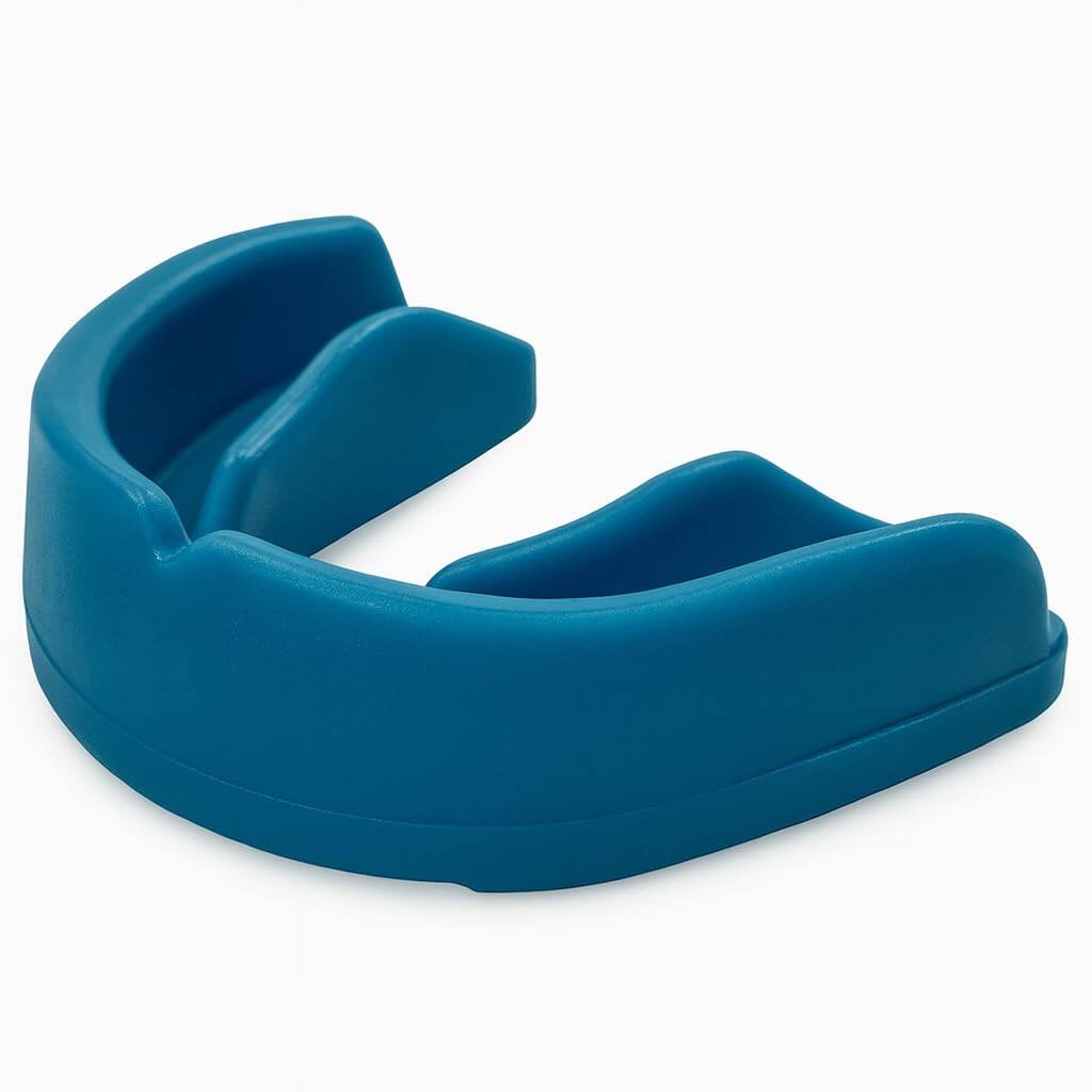 Alt View 2. Amber Sporting Goods - Amber Fight Gear Power Mouthpiece with Case, Adult, Blue – Pack of 100 - Blue.