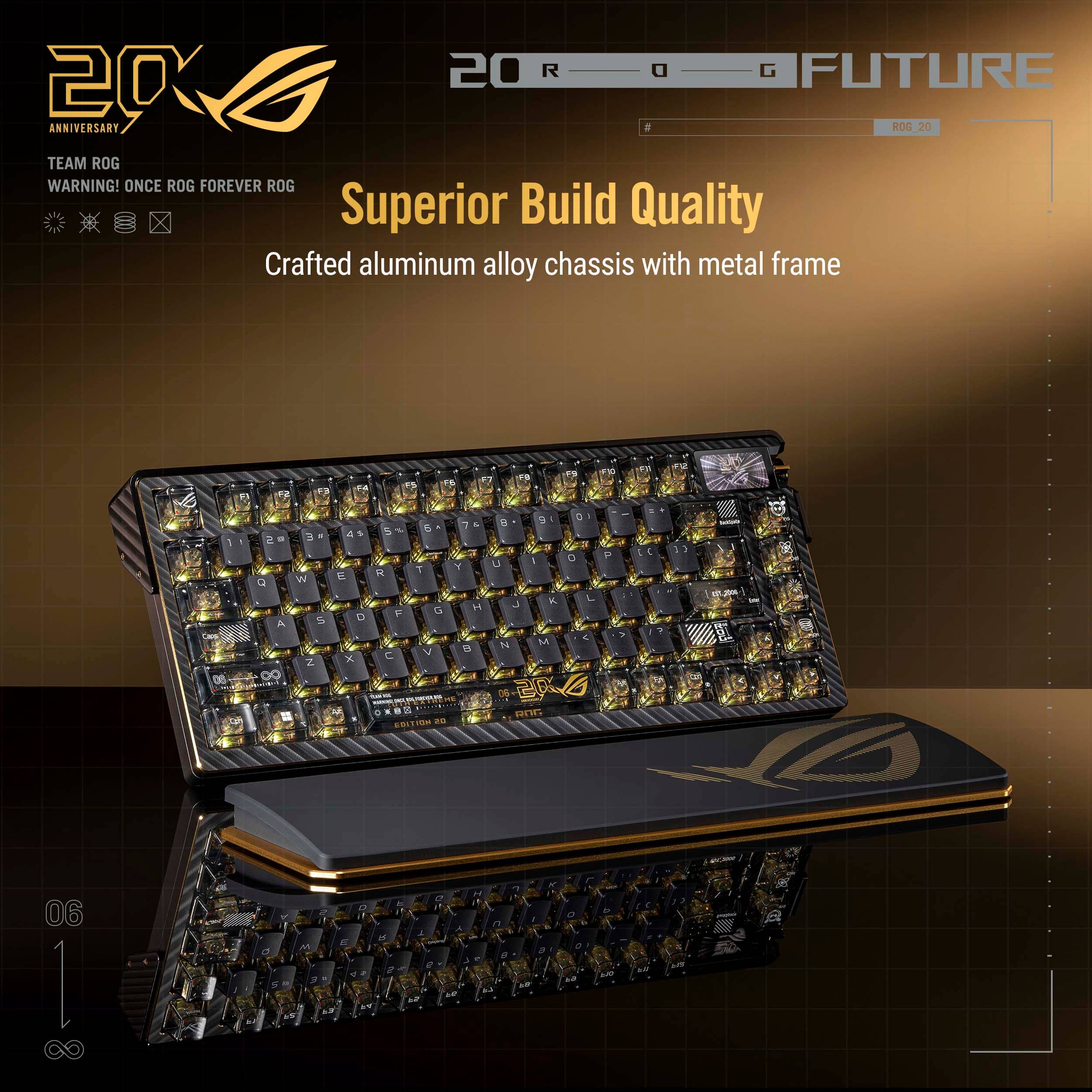 ASUS ROG Azoth Extreme 75% Wireless Mechanical Gaming Keyboard