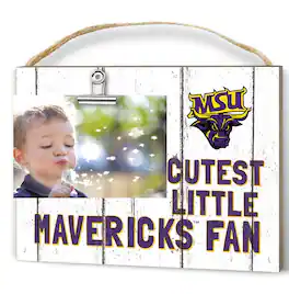Jardine - Minnesota State Mavericks 8'' x 10'' Cutest Little Weathered Logo Clip Photo Frame - White