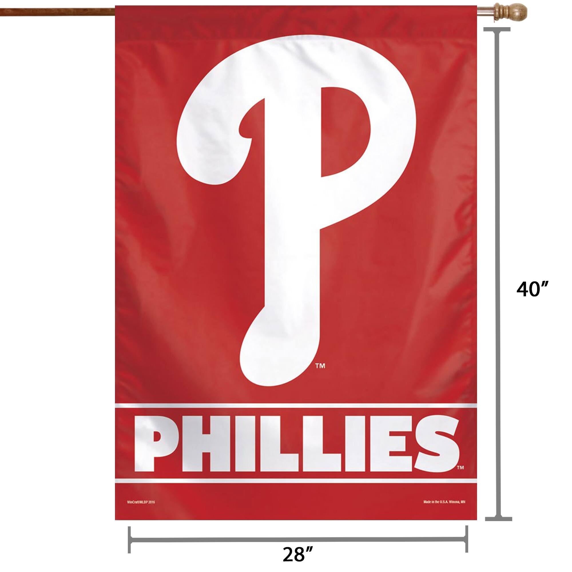 P  
PHILLIES  
40" x 28"