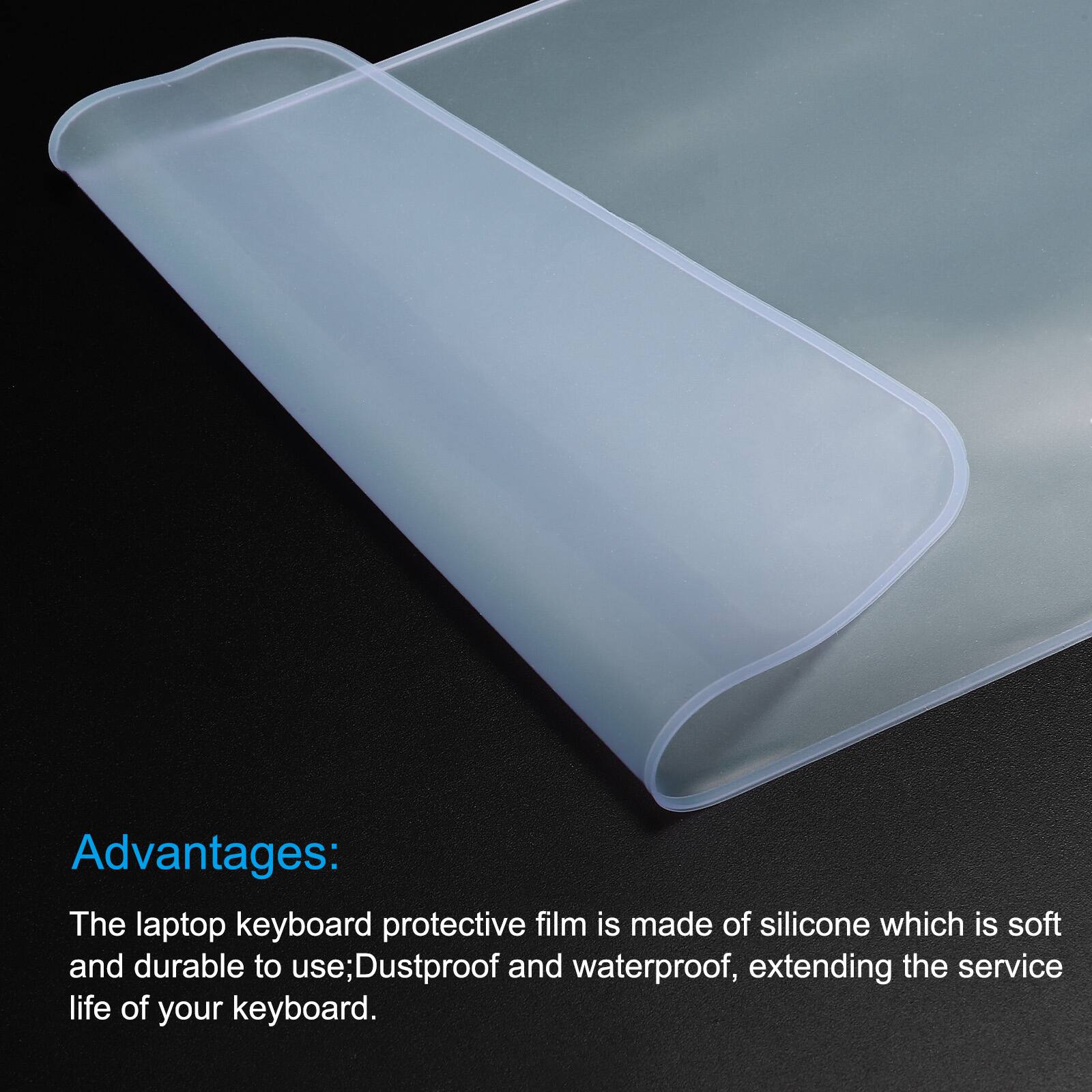 Advantages: The laptop keyboard protective film is made of silicone which is soft and durable to use; Dustproof and waterproof, extending the service life of your keyboard.