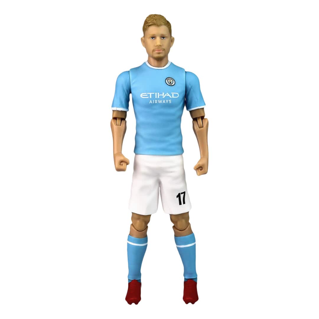 Banbo Toys - SOCKERS Manchester City F.C. Kevin De Bruyne 8" Collectible Soccer Action Figure