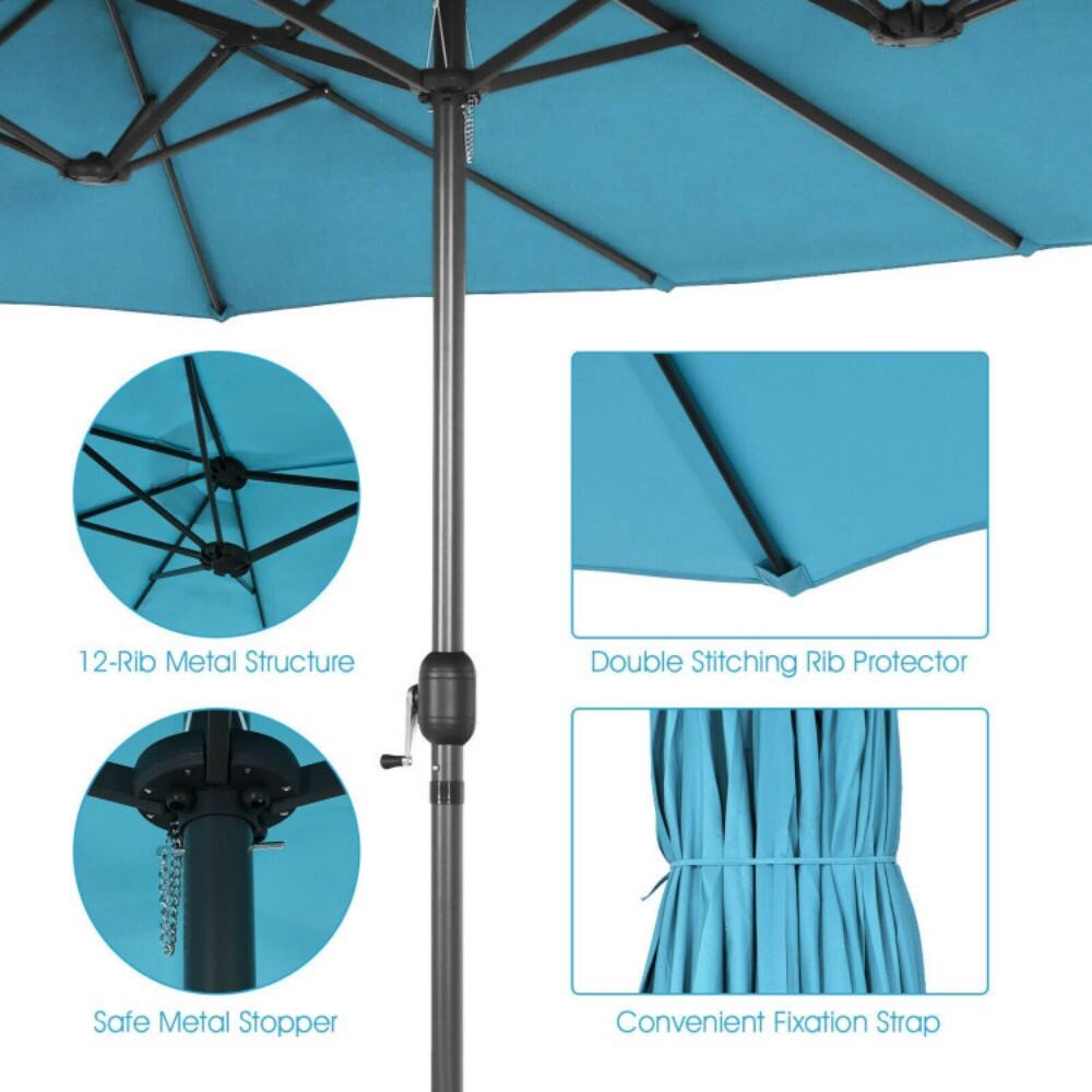 12-Rib Metal Structure  
Double Stitching Rib Protector  
Safe Metal Stopper  
Convenient Fixation Strap