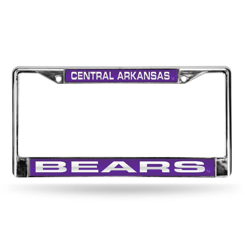 Central Arkansas Bears Chrome Metal Laser Cut License Plate Frame