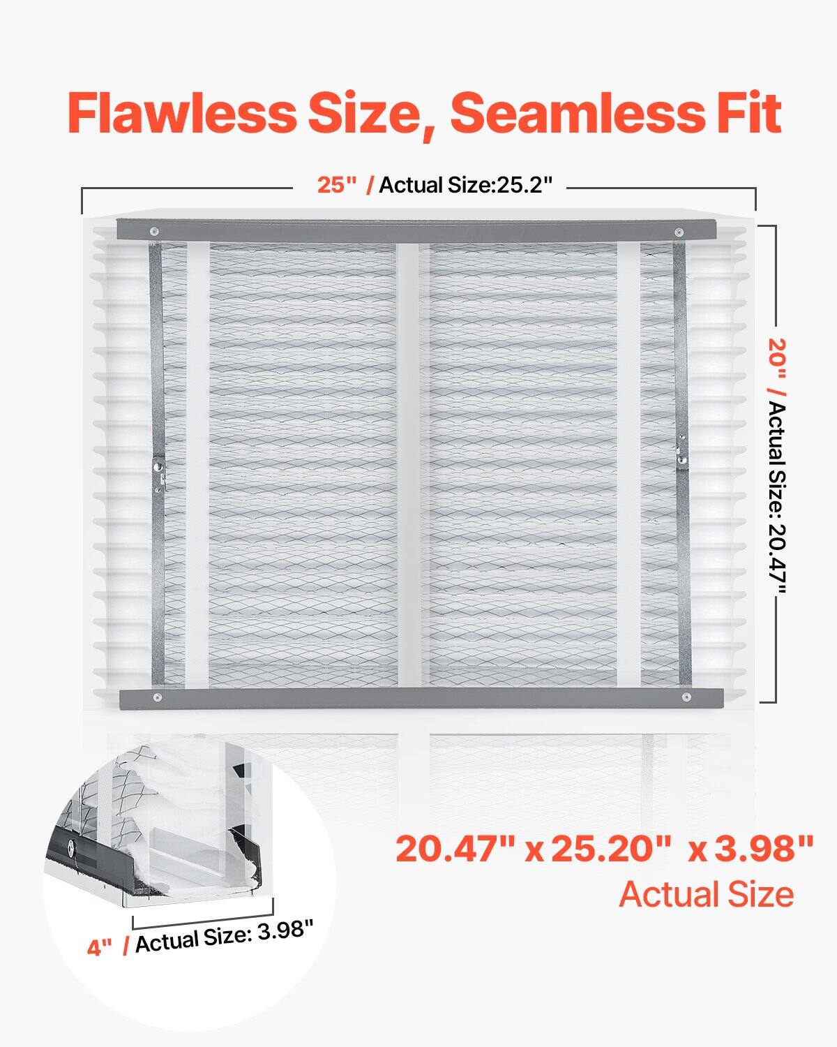 Flawless Size, Seamless Fit

25" / Actual Size: 25.2"

20" / Actual Size: 20.47"

4" / Actual Size: 3.98"

20.47" x 25.20" x 3.98" Actual Size