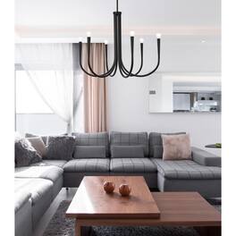 Living District - Layne 30 inch chandelier - Black