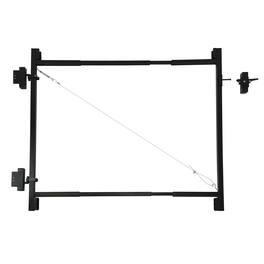 Adjust-A-Gate - Steel Frame Gate Building Kit, 36"-60 Inch Wide Opening (2 Pack) - Black