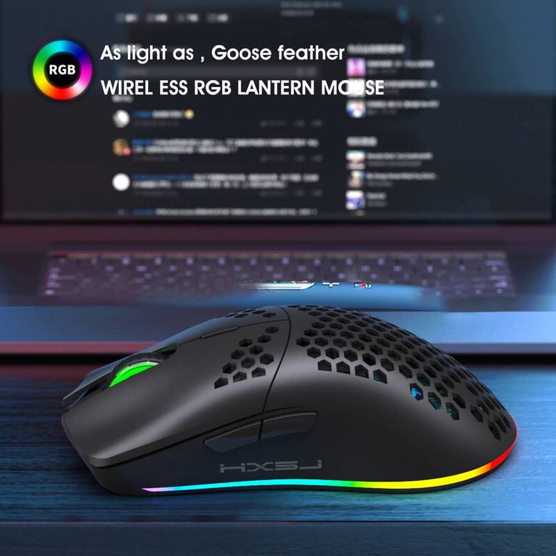 RGB  
As light as, Goose feather  
WIRELESS RGB LANTERN MOUSE