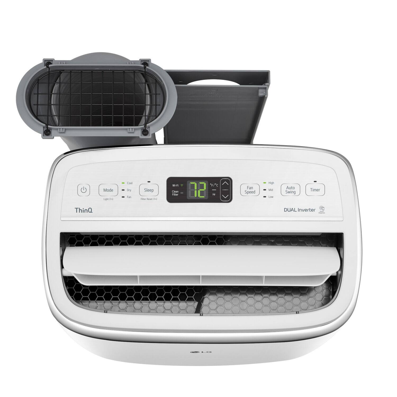 ThinQ Mode: Cool, Dry, Sleep  
Fan Speed: High, Mid, Low  
Auto Timer  
Swing  
DUAL Inverter