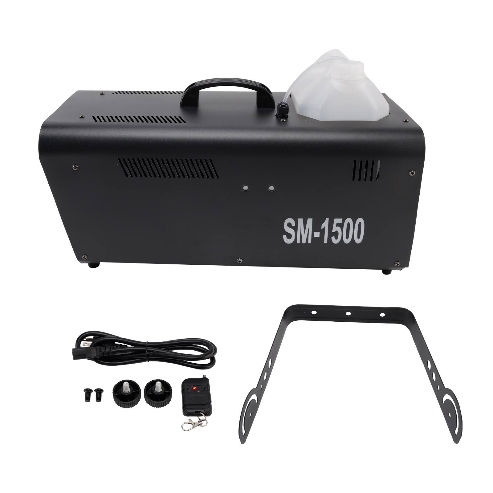 Angle. Topteng - 1500W Professional Snow Machine with 169oz Tank & Wired Remote - Adjustable Output, for Stage Wedding Parties.