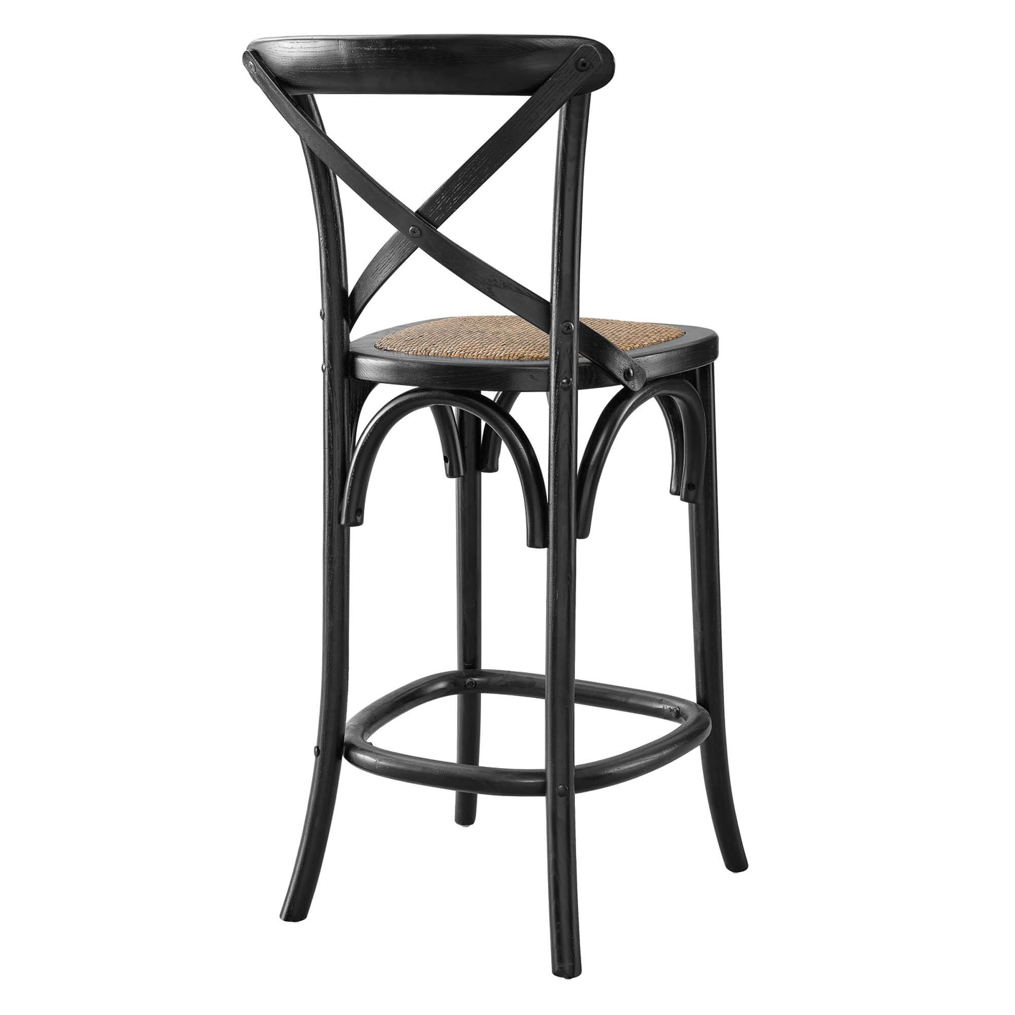 Back. Modway - Gear Counter Stool by Modway - Black.