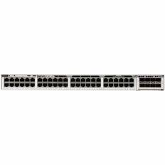 Front. Cisco Consumer Products - Cisco C9350-48P Ethernet Switch - 48 Ports - Manageable - Gigabit Ethernet - 10/100/1000Base-T - 3 Layer Supported - Gray.