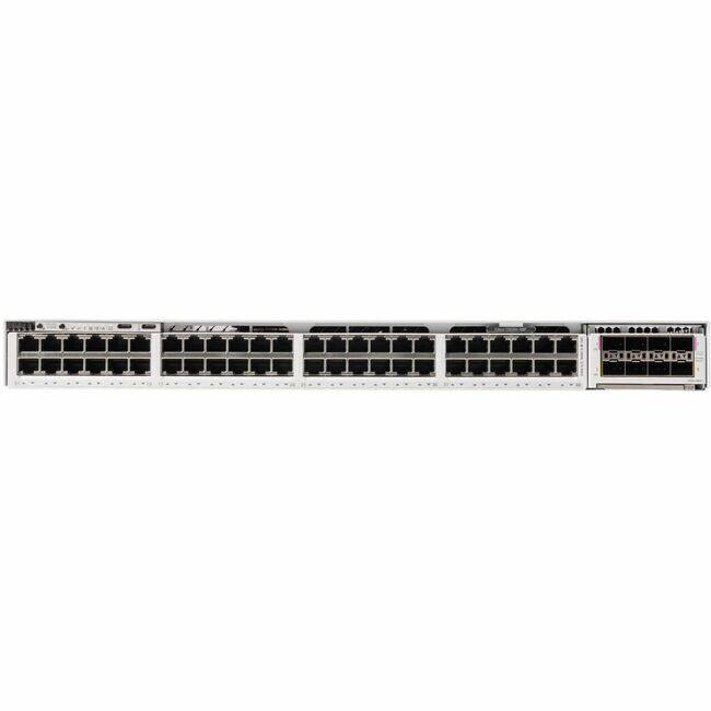 Cisco Consumer Products - Cisco C9350-48P Ethernet Switch - 48 Ports - Manageable - Gigabit Ethernet - 10/100/1000Base-T - 3 Layer Supported - Gray