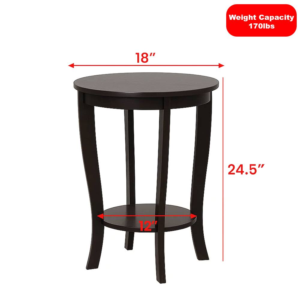 Weight Capacity: 170lbs  
18"  
24.5"  
12"