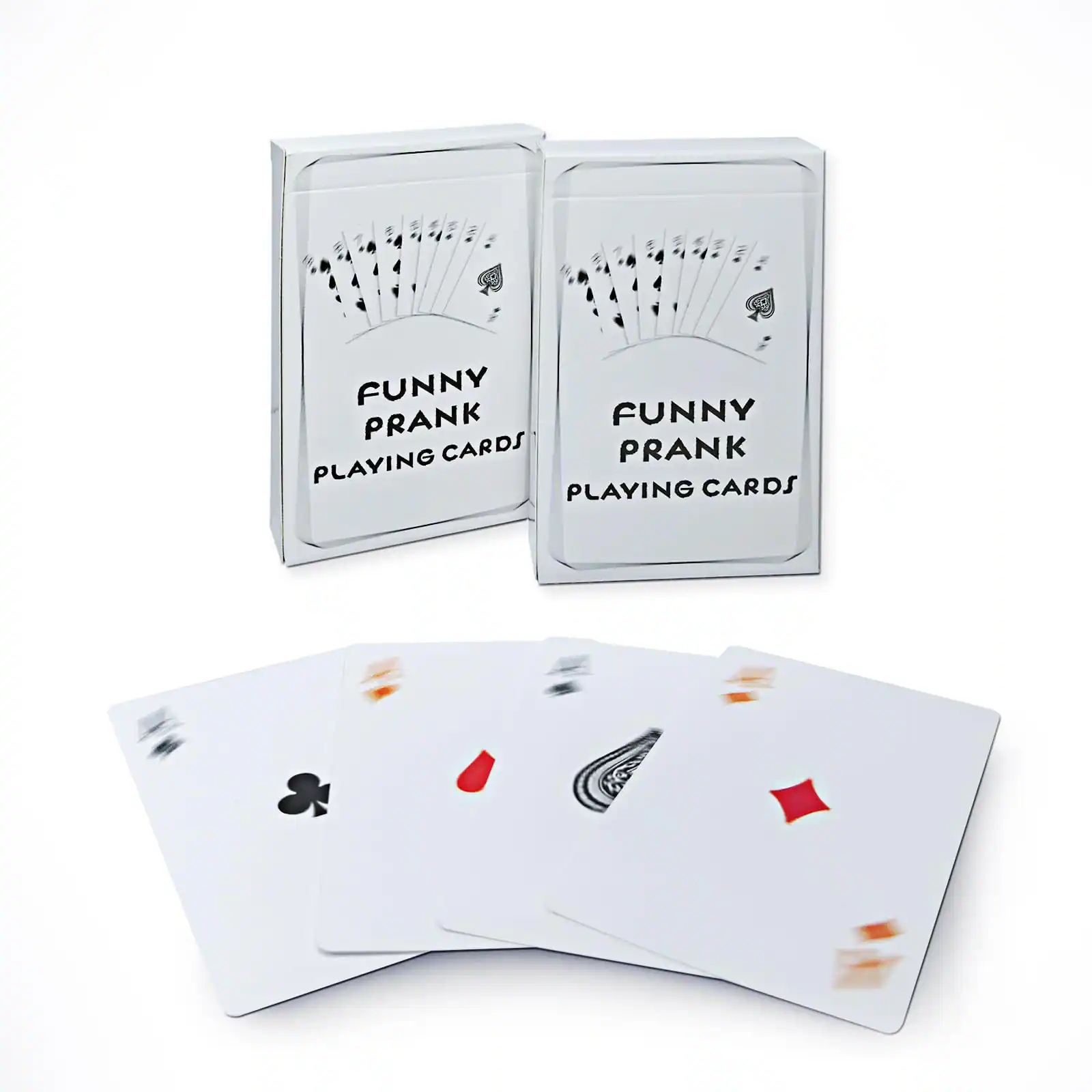 EZTW1 - 2 Decks Blurry Playing Funny Prank Gifts Games Blurry Games You will receive 2 set playing Each contains Measures 2 6 x - Default