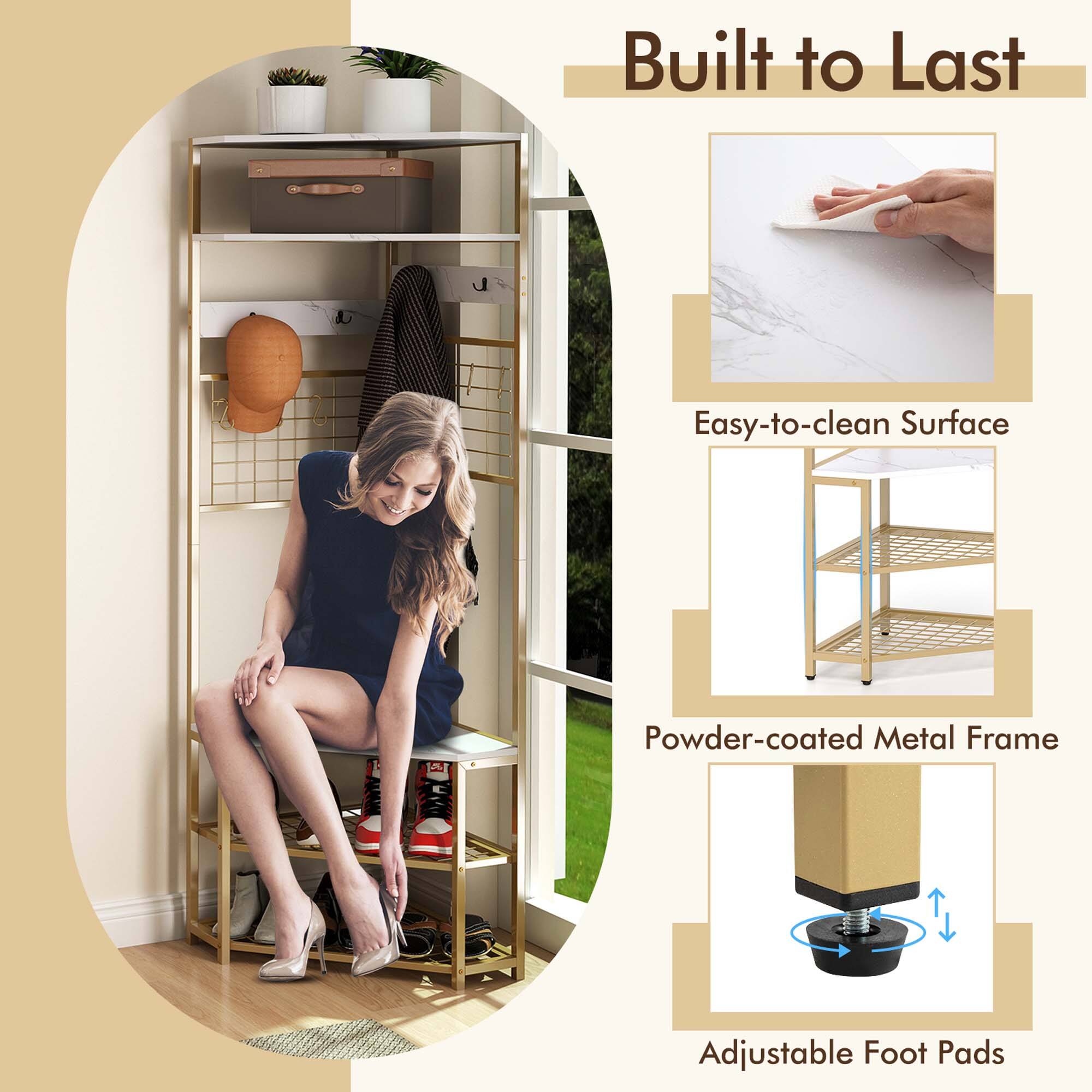 Built to Last

- Easy-to-clean Surface
- Powder-coated Metal Frame
- Adjustable Foot Pads