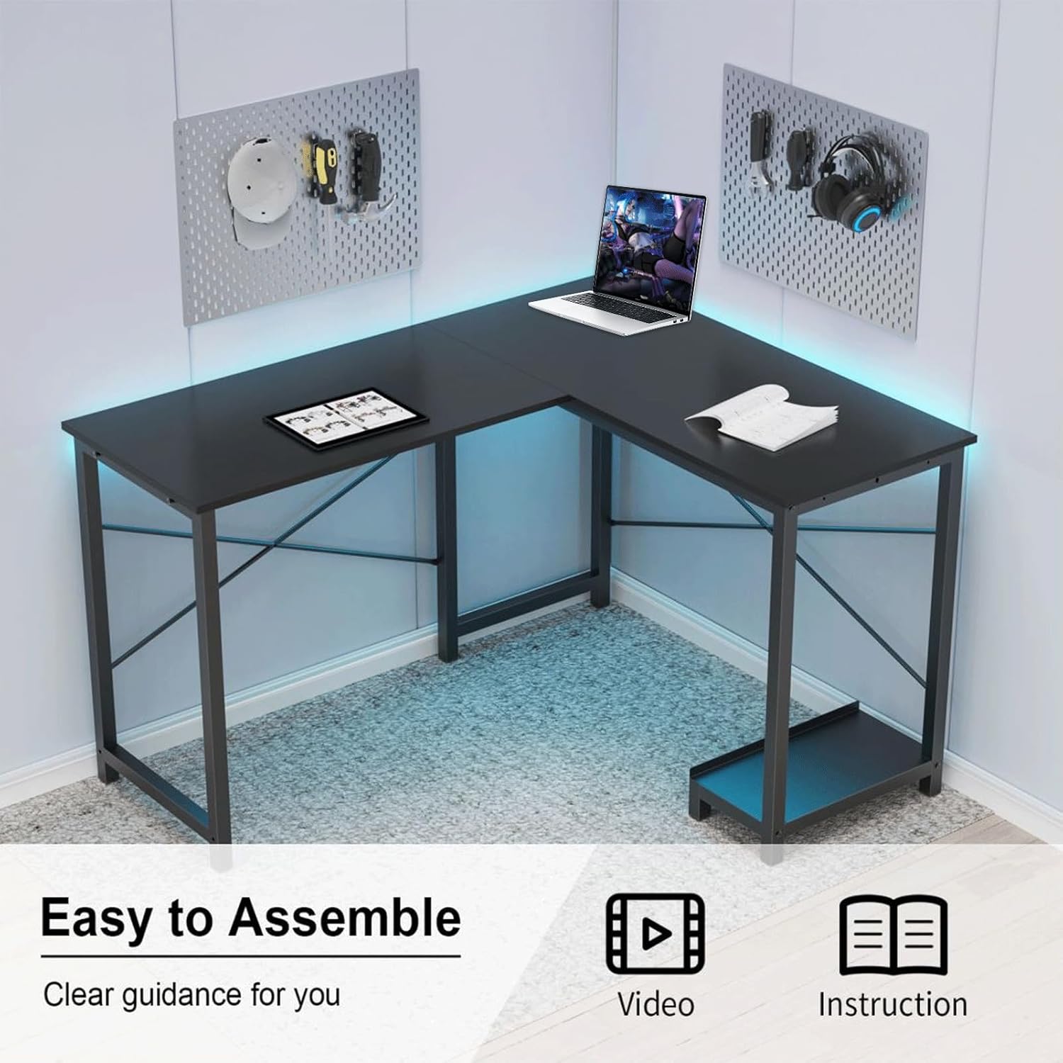 Easy to Assemble  
Clear guidance for you  

Video Instruction