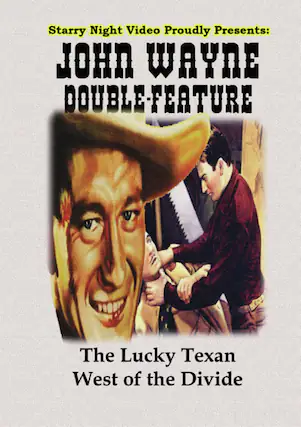 Front. John Wayne Double Feature #04 (The Lucky Texan / West of the Divide) - DVD.