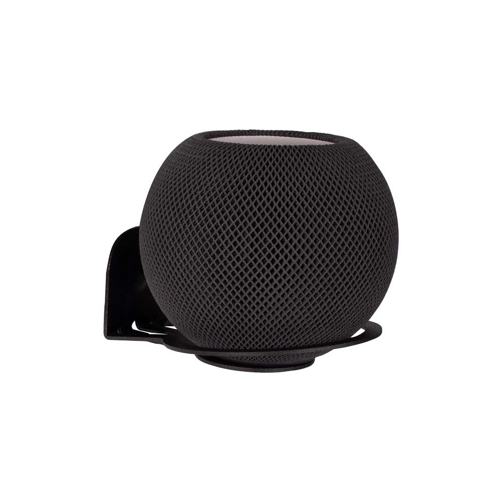 Alt View 5. RackSolutions - RackSolutions HomeBase Wall Mount for HomePod Mini - Black.