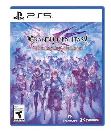 PS5 GRANBLUE FANTASY Relink ENDLESS RAGNAROK TEEN ADOLESCENTS T ESRB PLAION Cygames - T (Teen 13+)