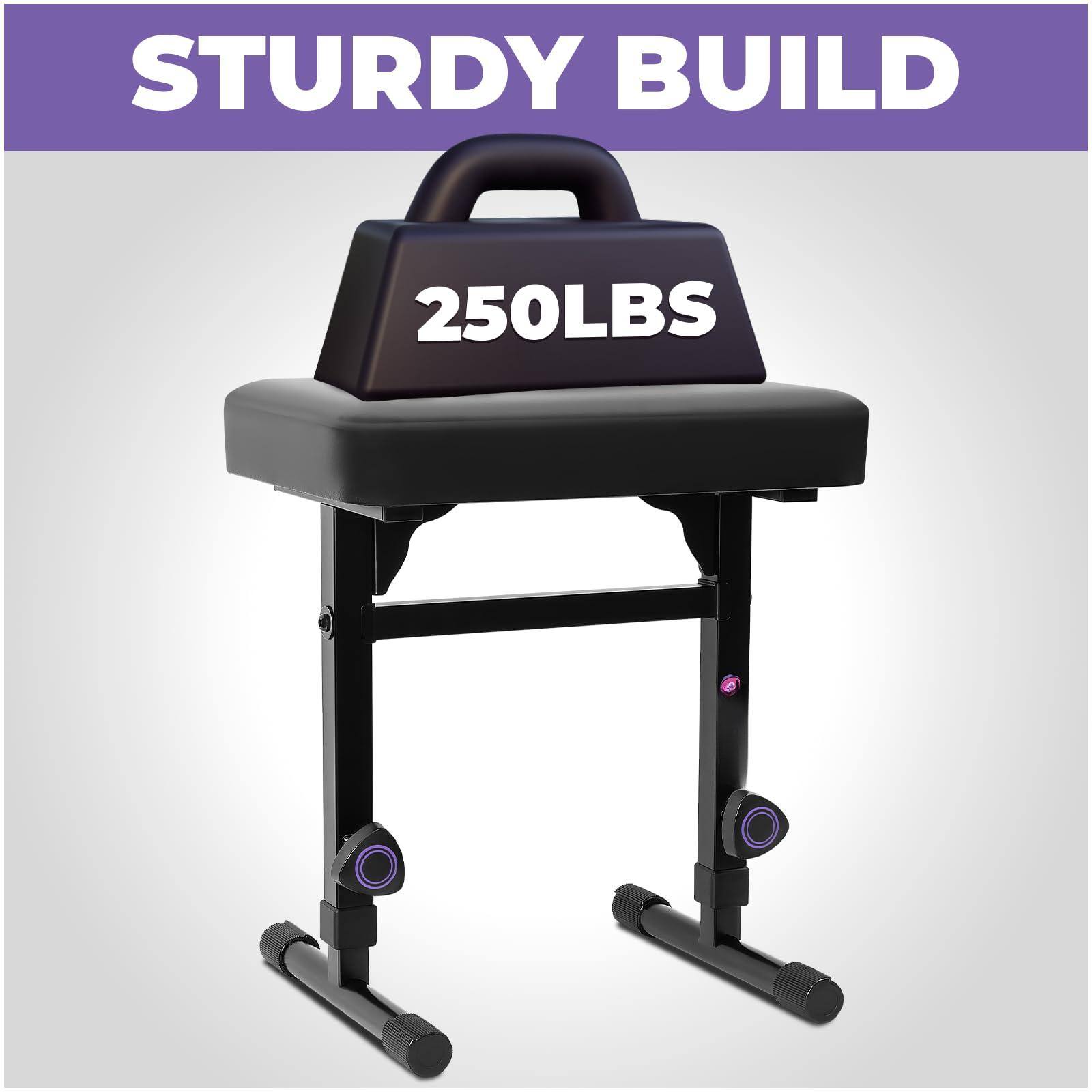 STURDY BUILD  
250LBS